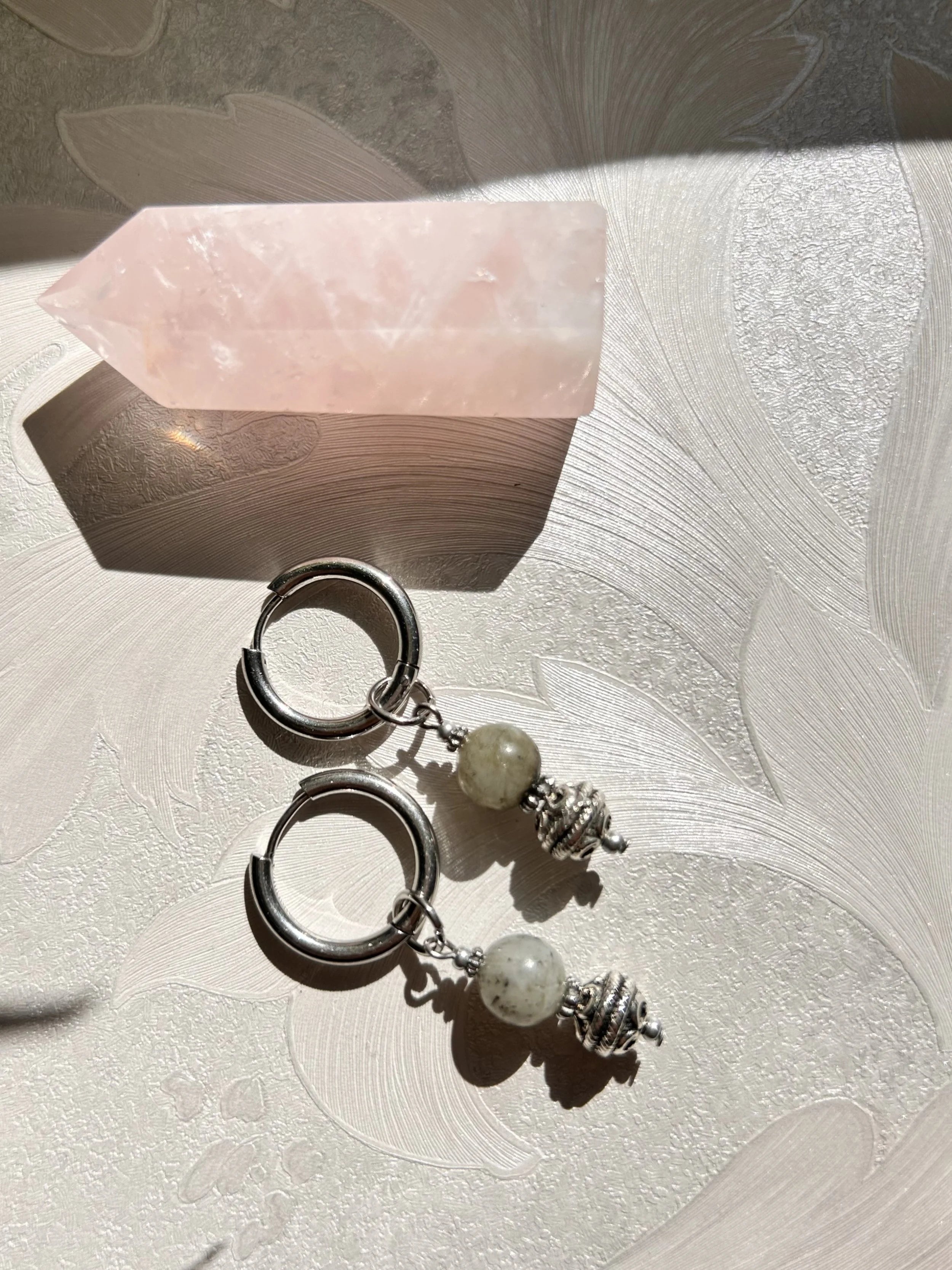 Argentées ◦ Boucles d'oreilles ◦ Labradorite