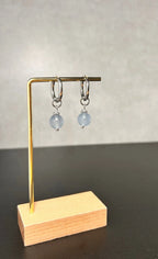 Boucles d’oreilles ◦ Vishuddha ◦ Jade bleu ◦