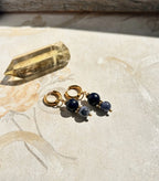 Boucles d’oreilles ◦ Ajna ◦ Lapis Lazuli et Sodalite