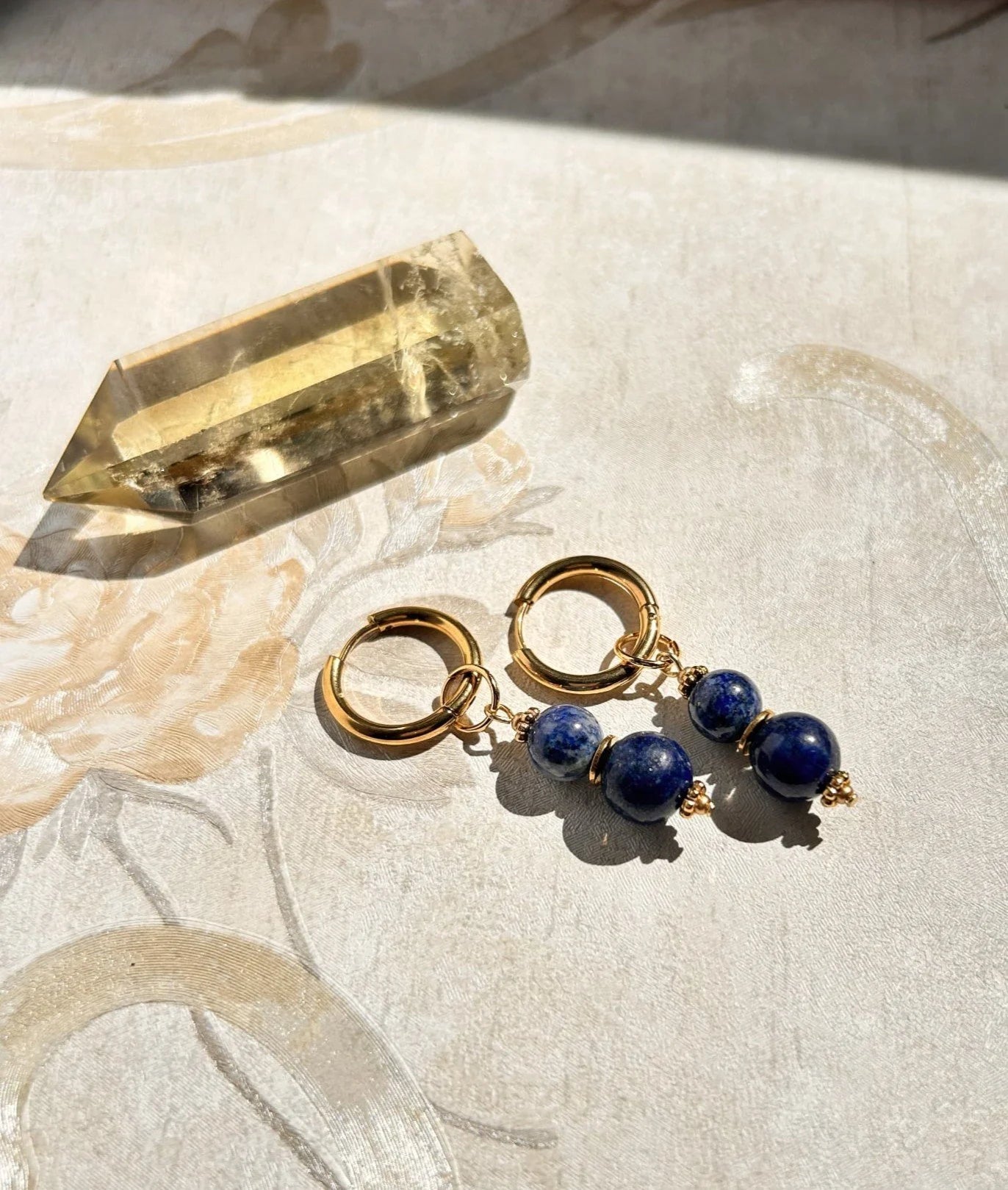 Boucles d’oreilles ◦ Ajna ◦ Lapis Lazuli