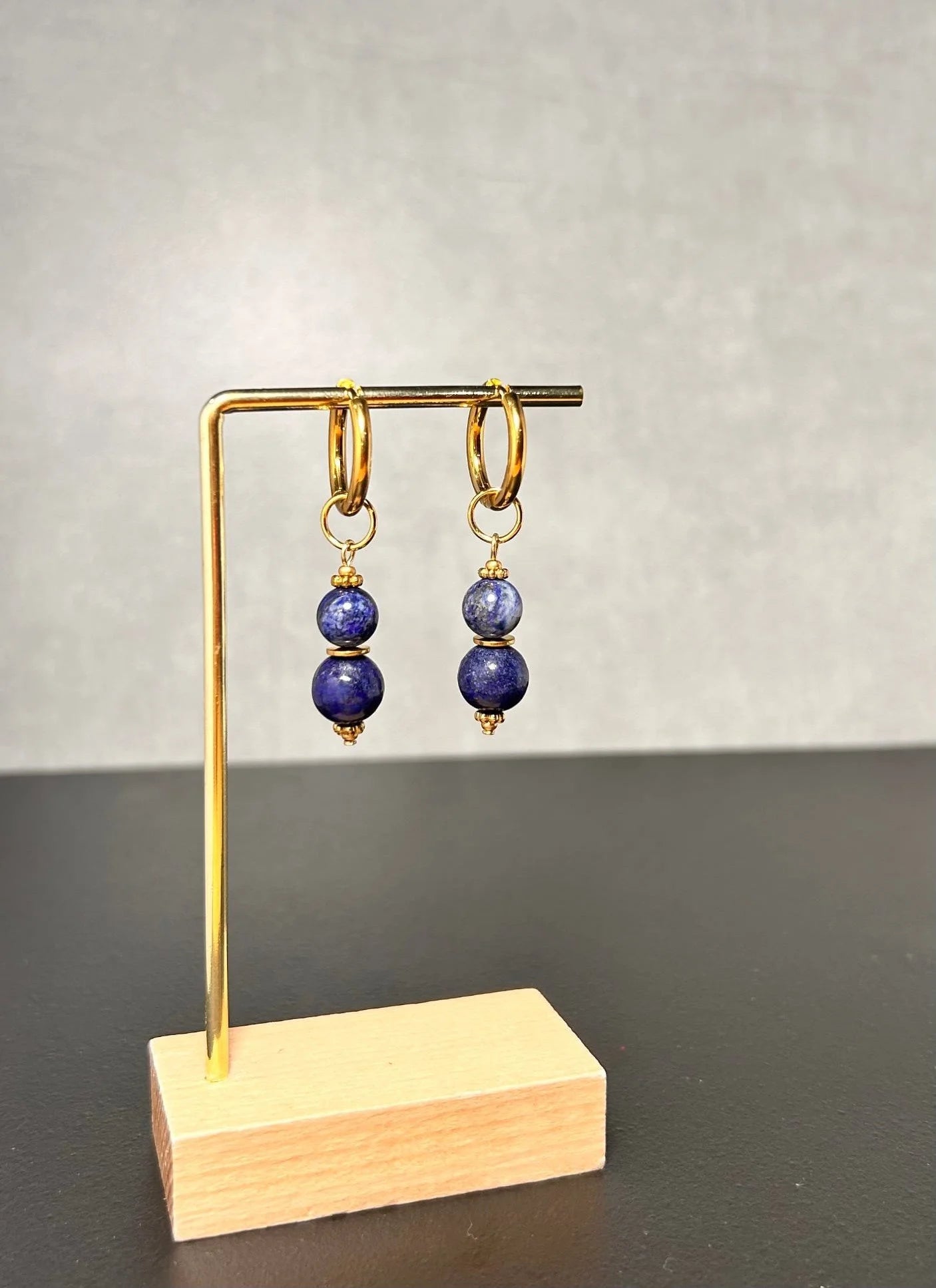 Boucles d’oreilles ◦ Ajna ◦ Lapis Lazuli