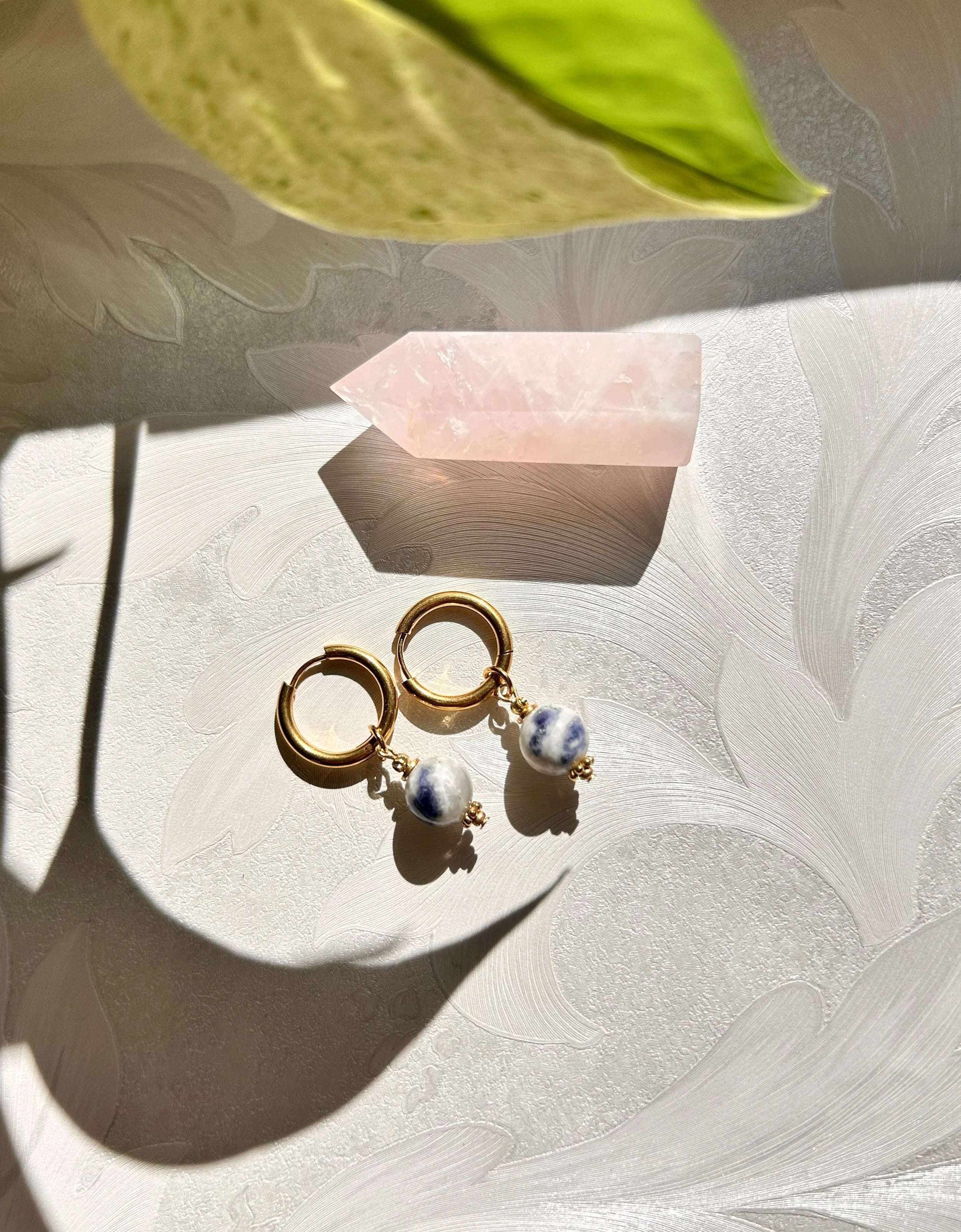 Boucles d’oreilles ◦ Vishuddha ◦ Sodalite