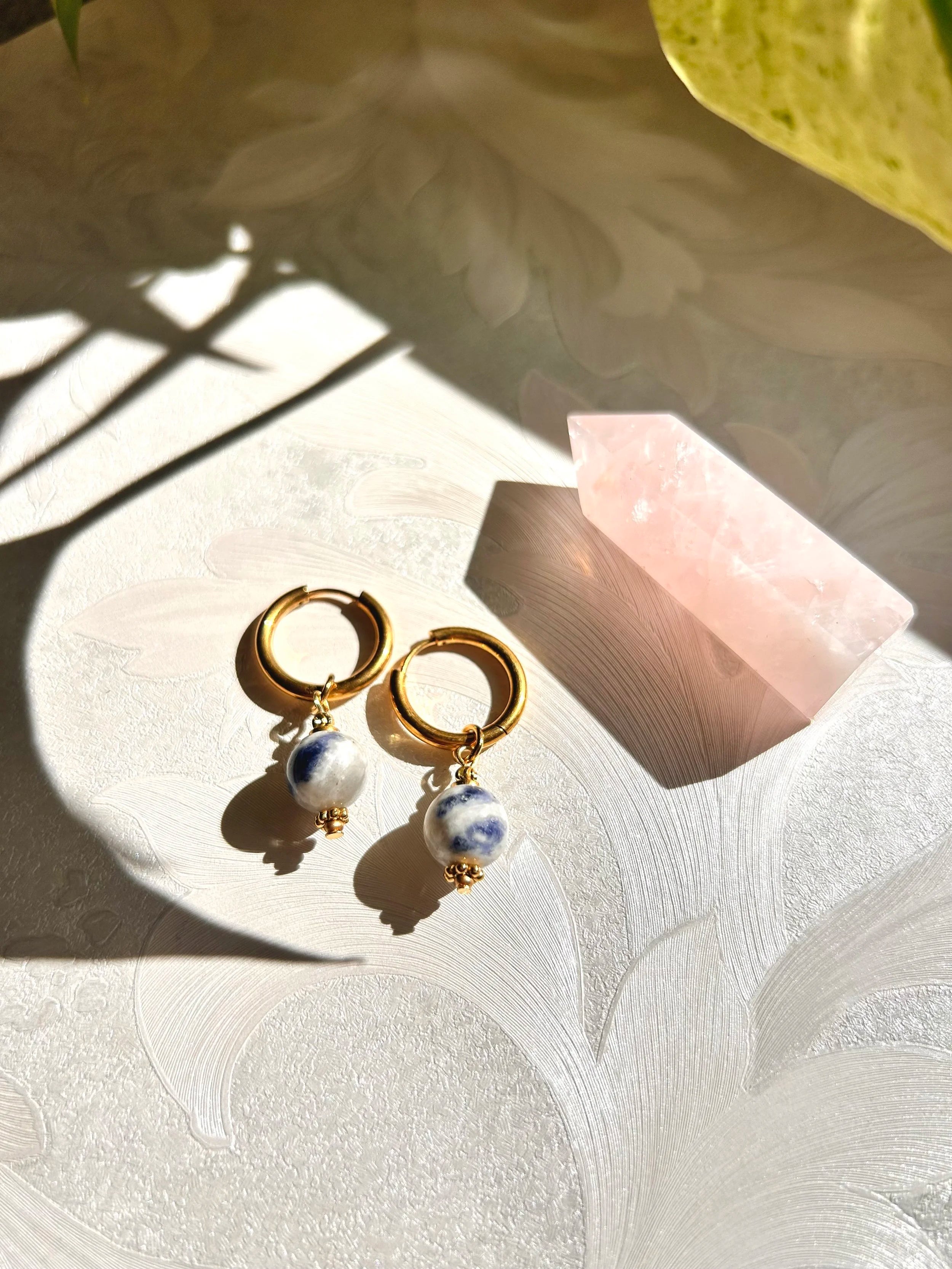 Boucles d’oreilles ◦ Vishuddha ◦ Sodalite