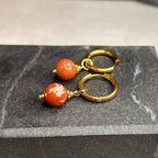 Boucles d’oreilles ◦ Muladhara ◦ Jaspe rouge