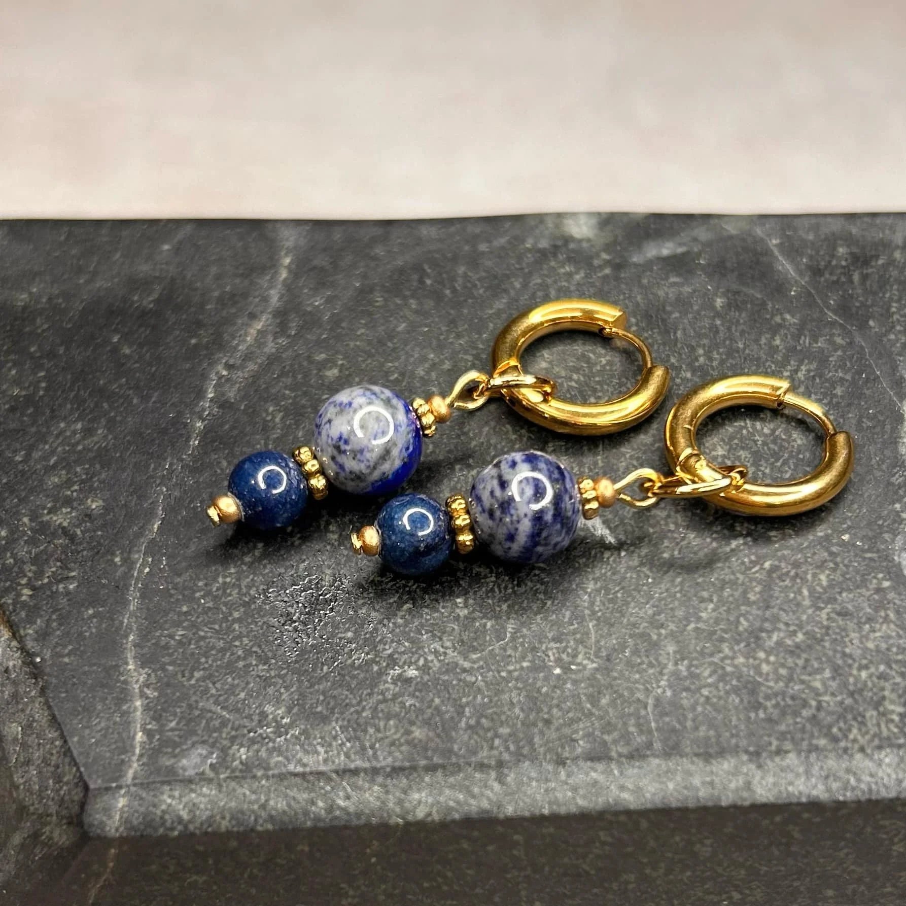 Boucles d’oreilles ◦ Ajna ◦ Lapis Lazuli