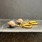 Boucles d’oreilles ◦ Svadhisthana ◦ Jaspe léopard
