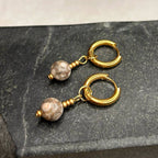 Boucles d’oreilles ◦ Svadhisthana ◦ Jaspe léopard