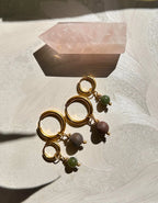 Boucles d’oreilles ◦ Anahata ◦ Agate indienne