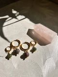 Boucles d’oreilles ◦ Anahata ◦ Agate indienne