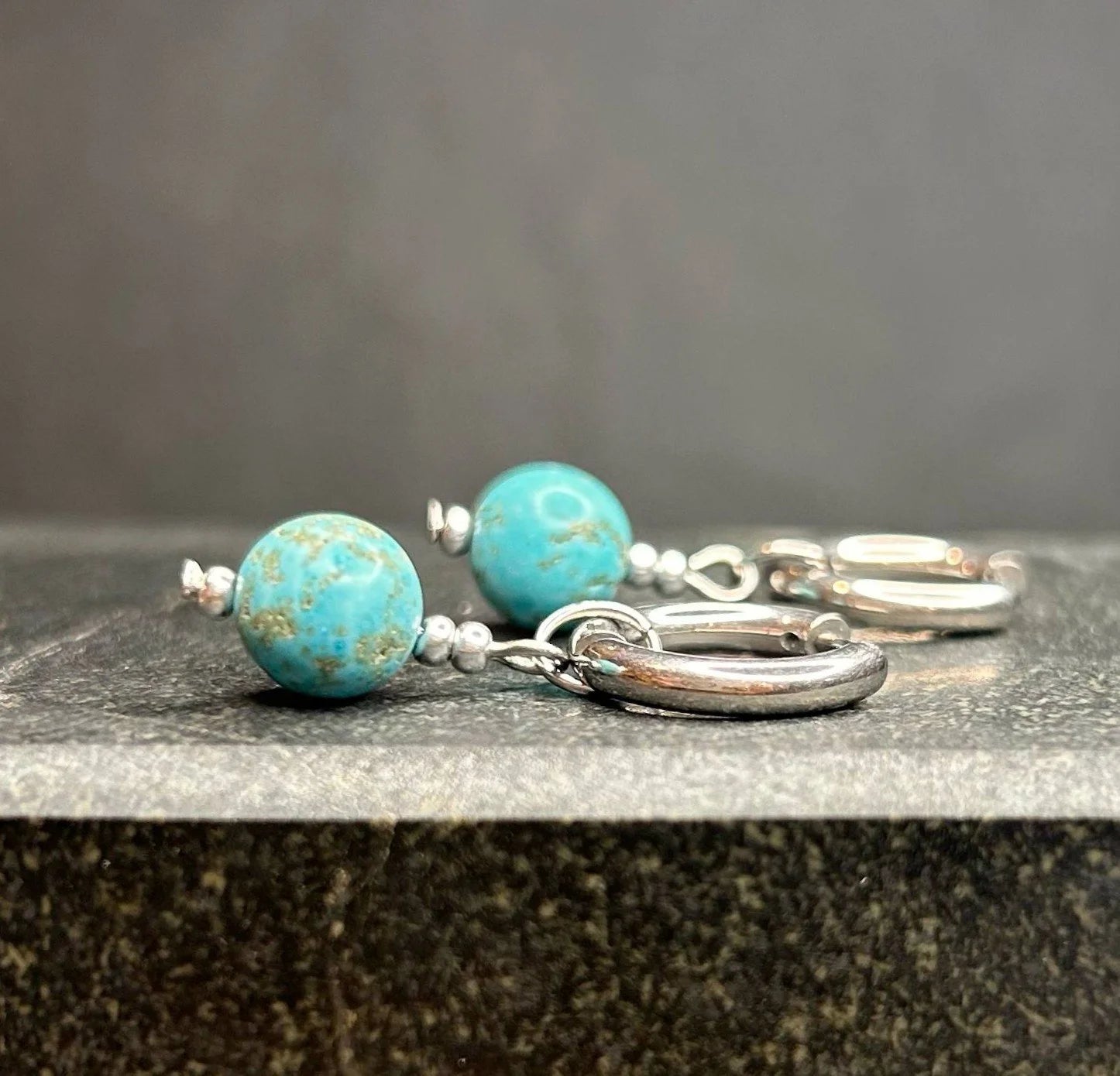 Boucles d’oreilles ◦ Vishuddha ◦ Turquoise ◦