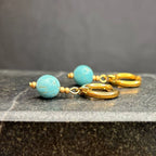 Boucles d’oreilles ◦ Vishuddha ◦ Turquoise