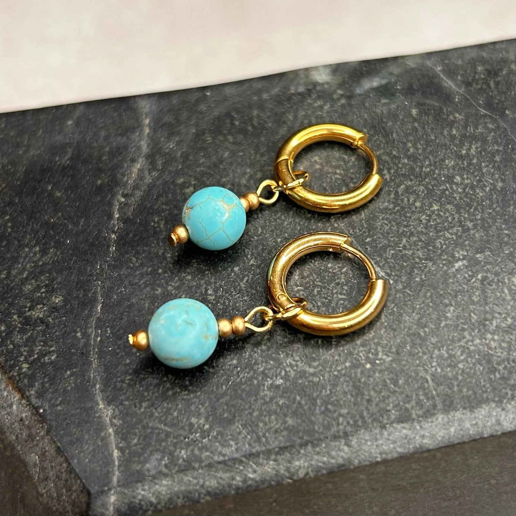Boucles d’oreilles ◦ Vishuddha ◦ Turquoise