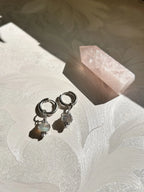 Boucles d’oreilles ◦ Ajna ◦ Labradorite martelée ◦