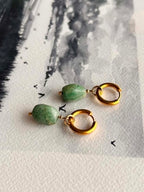 Boucles d’oreilles ◦ Anahata ◦ Aventurine verte