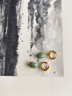 Boucles d’oreilles ◦ Anahata ◦ Aventurine verte