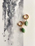 Boucles d’oreilles ◦ Anahata ◦ Aventurine verte