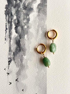 Boucles d’oreilles ◦ Anahata ◦ Aventurine verte