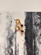 Boucles d'oreilles ◦ Mini chakra ◦ Oeil de tigre