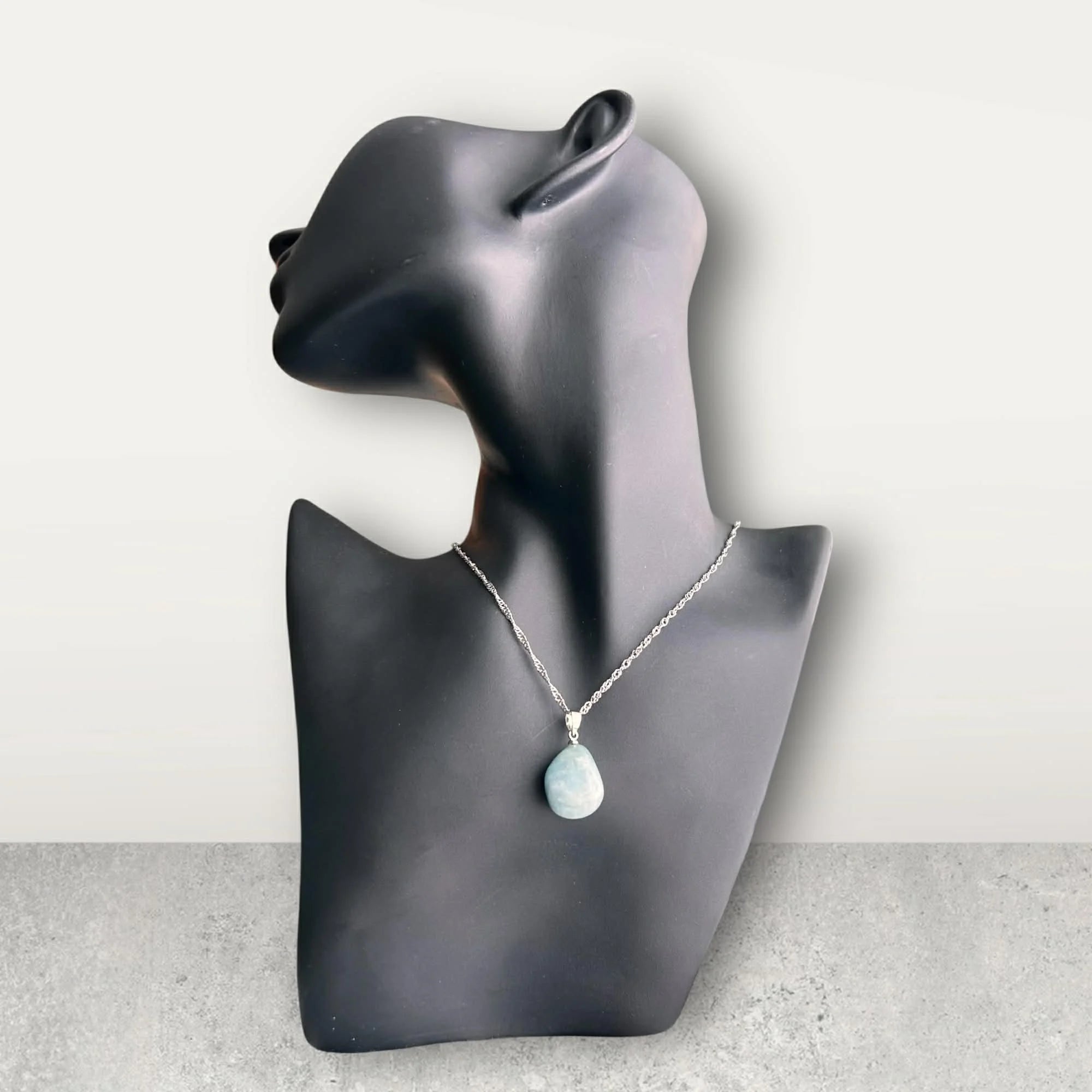 Collier pendentif ◦ Aigue-marine