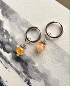 Boucles d’oreilles ◦ Manipura ◦ Citrine