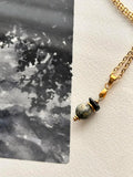 Collier pendentif ◦ Serpentine et obsidienne