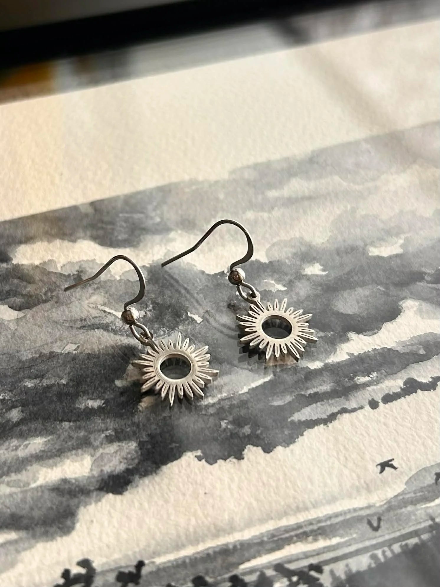 Boucles d’oreilles essentielles ◦ Soleil fleur