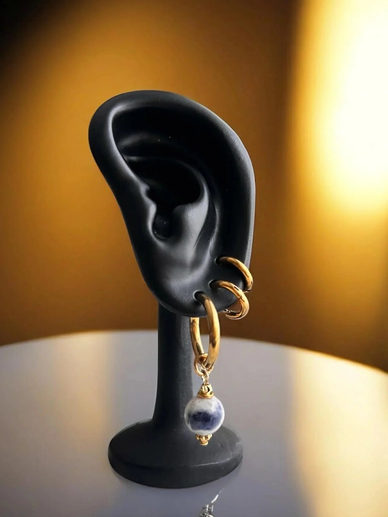 Boucles d’oreilles ◦ Vishuddha ◦ Sodalite