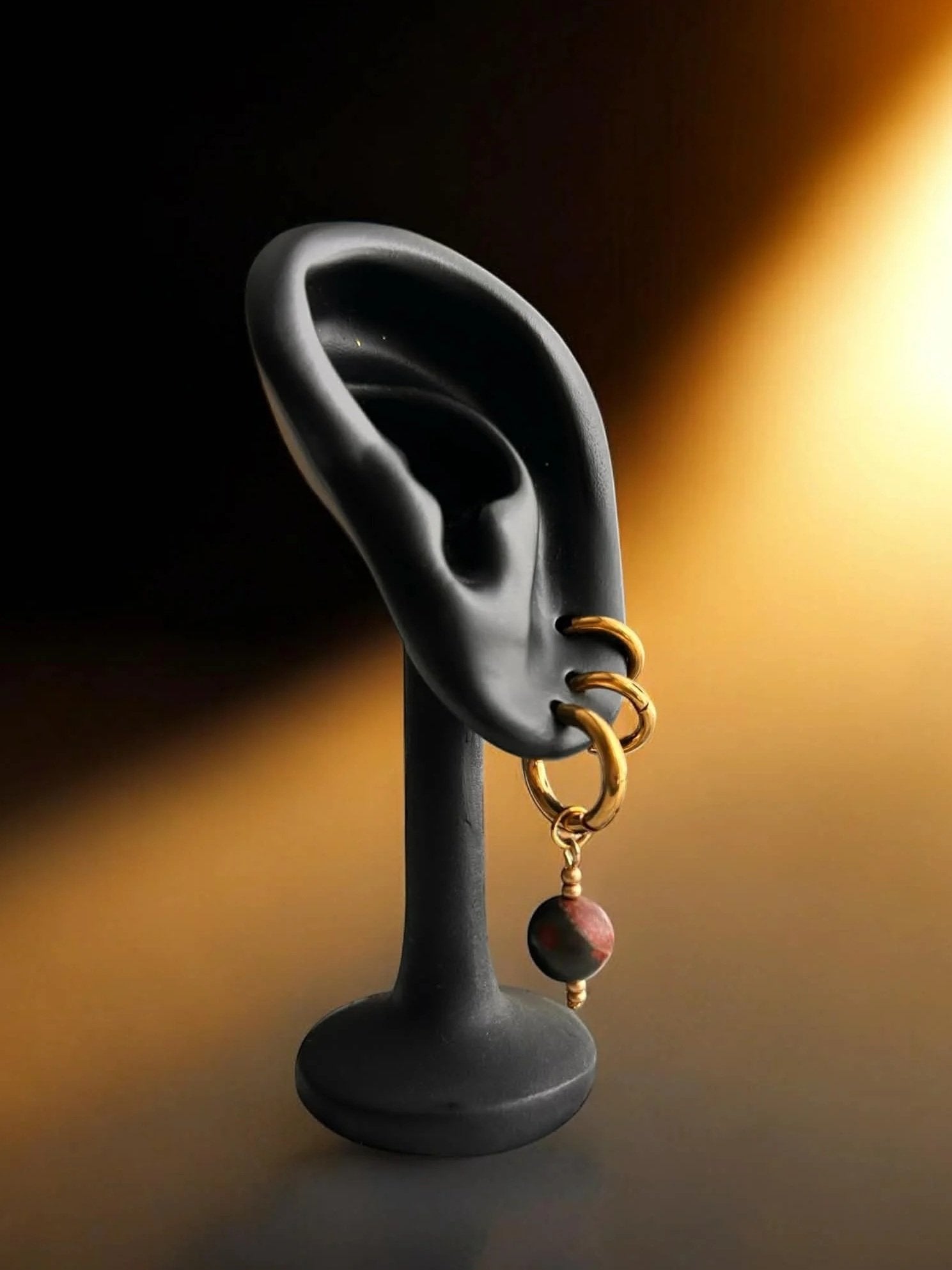 Boucles d’oreilles ◦ Manipura ◦ Jaspe Imperial