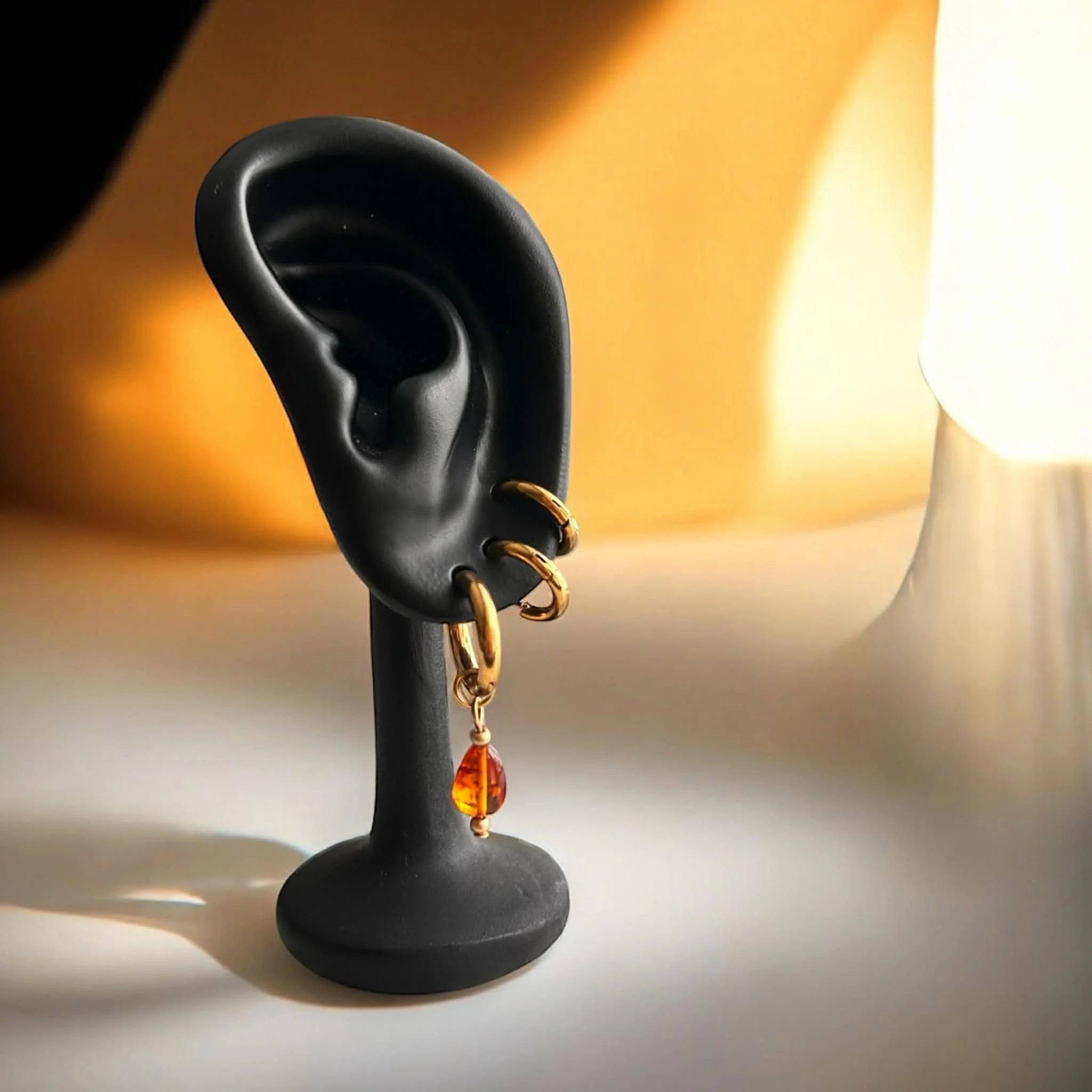 Boucles d’oreilles ◦ Svadhisthana ◦ Ambre