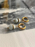 Boucles d’oreilles ◦ Vishuddha ◦ Aigue-marine