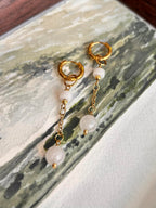 Boucles d’oreilles ◦ Sahasrara ◦ Quartz blanc