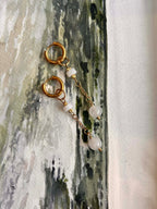Boucles d’oreilles ◦ Sahasrara ◦ Quartz blanc