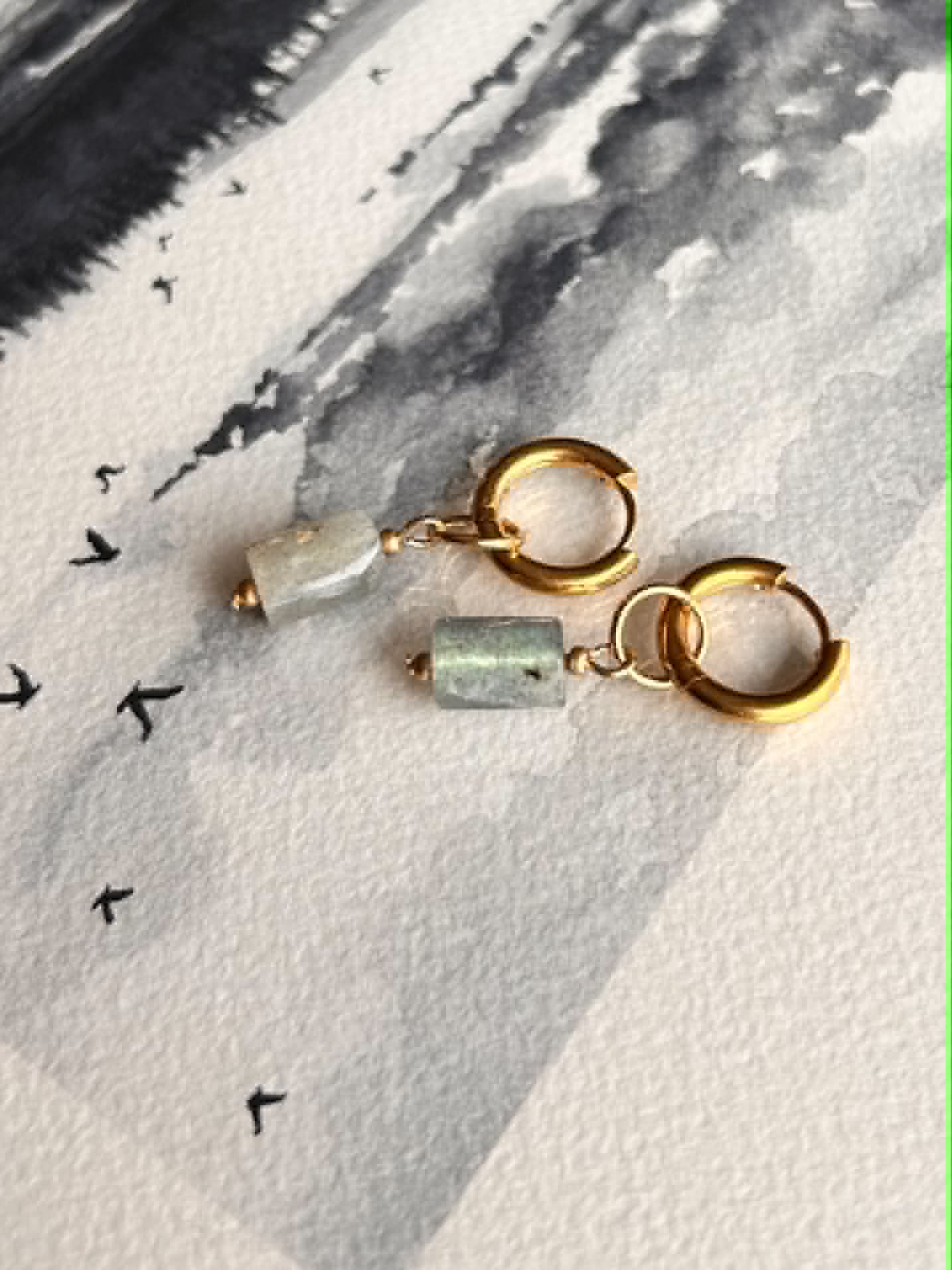 Boucles d’oreilles ◦ Ajna ◦ Labradorite