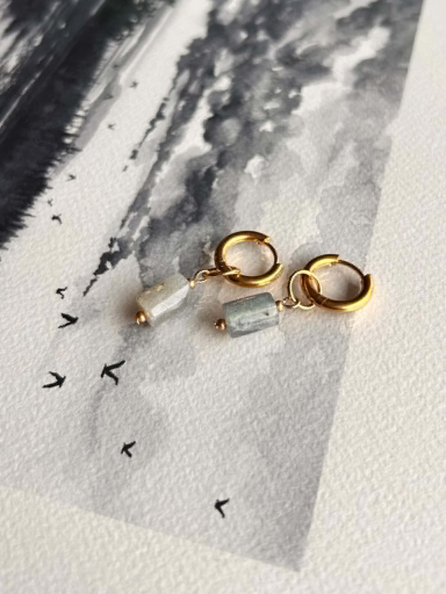 Boucles d’oreilles ◦ Ajna ◦ Labradorite