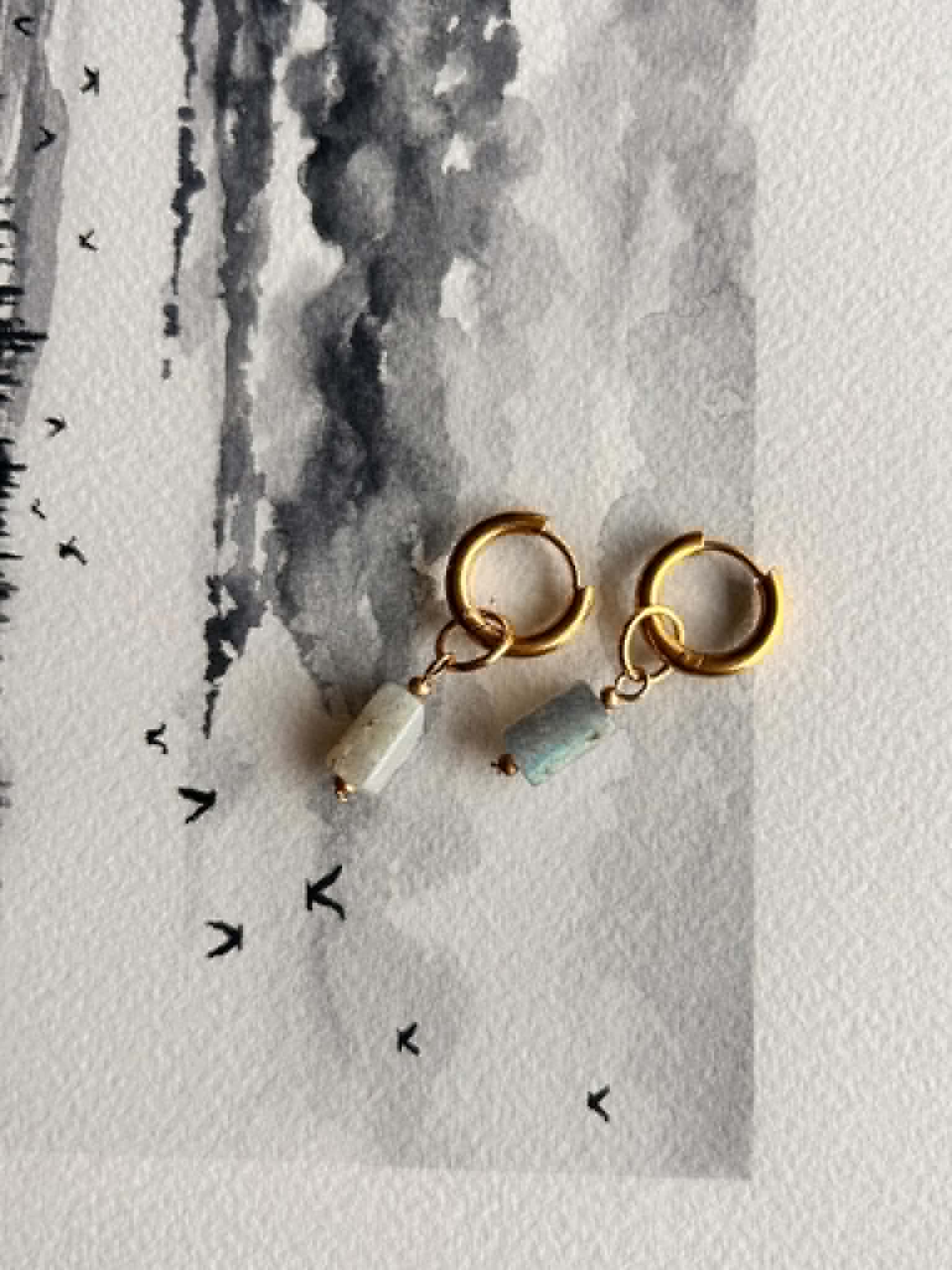 Boucles d’oreilles ◦ Ajna ◦ Labradorite