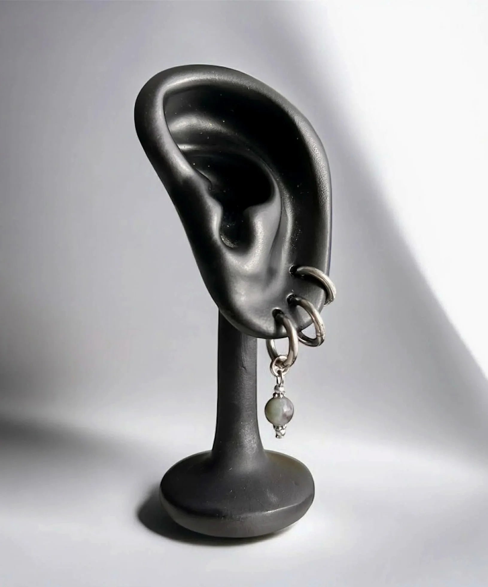 Boucles d'oreilles ◦ Anahata mini ◦ Agate indienne