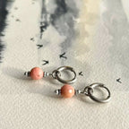 Boucles d'oreilles ◦ Anahata mini ◦ Rhodonite