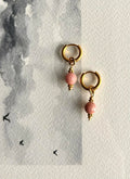 Boucles d'oreilles ◦ Anahata mini ◦ Rhodonite