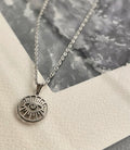 Collier pendentif ◦ Médaillon œil protecteur