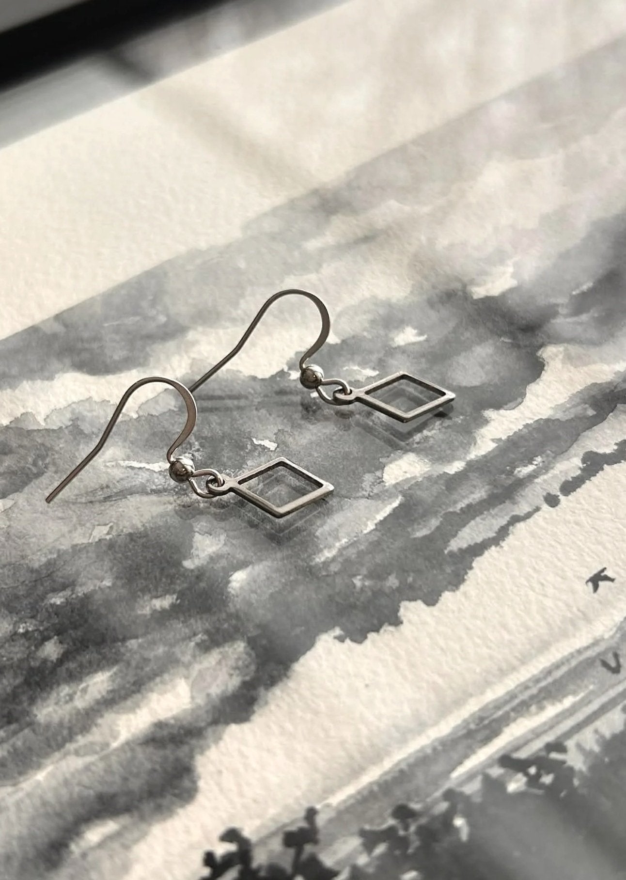 Boucles d’oreilles essentielles ◦ Losange