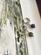 Boucles d’oreilles ◦ Anahata ◦ Agate mousse