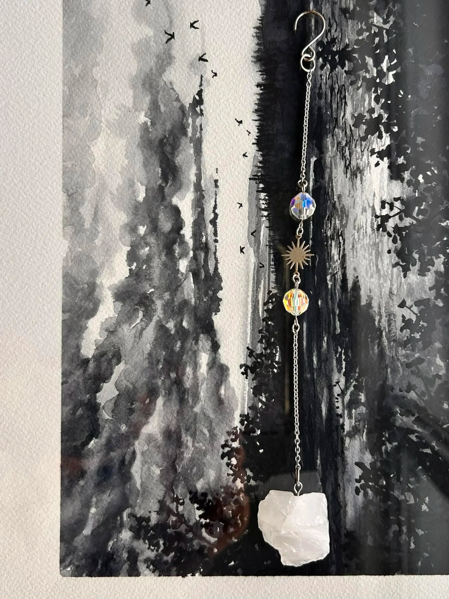 Suncatcher ☀ Quartz blanc